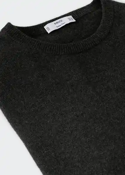 Saco Jersey Cash Antracita Talla L Hombre Mango