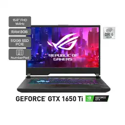 Asus Computador Gaming Rog Strix G15 SDD G512LI-HN061T