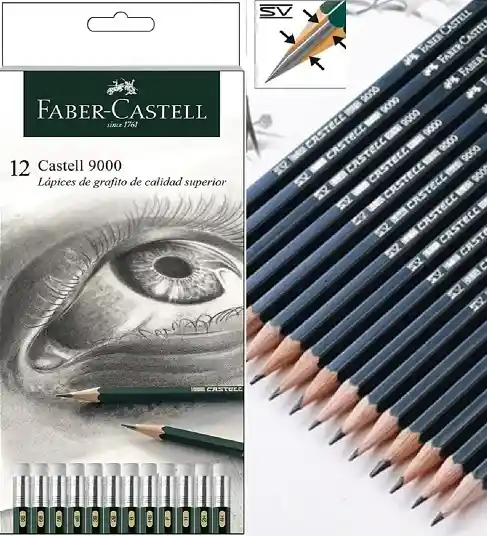 Lápices Faber Castell Caja De X 12 Referencias