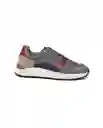 Tenis Runner Mix Gris Acero Medio Talla 40 Chevignon