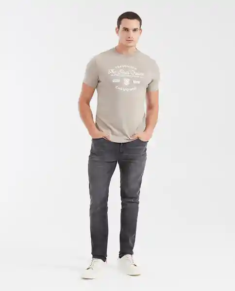 Camiseta Fine Clothing Masculino Café Rubio Medio T M Chevignon