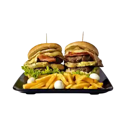 SúperPromo 2 Hamburguesas Spartanas