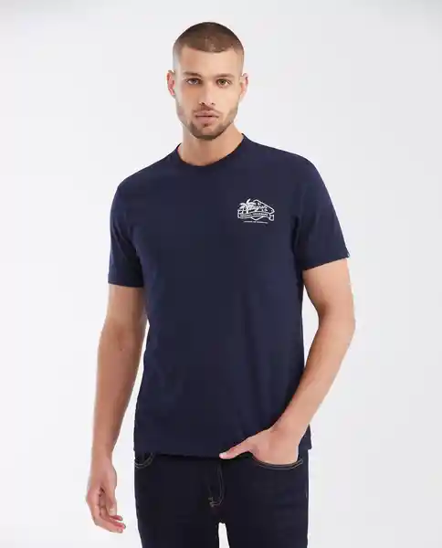 Camiseta Spirit Graphic Azul Dark Ultraoscuro Talla M Chevignon