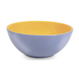 Bowl Oxford Hortencia Bicolor Amarillo/azul