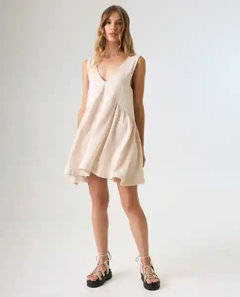 Vestido Mujer Amarillo Talla S 672G001_AMA120704 Americanino