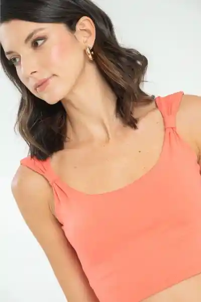 Top Lawren Color Naranja Persian Talla XS Ragged