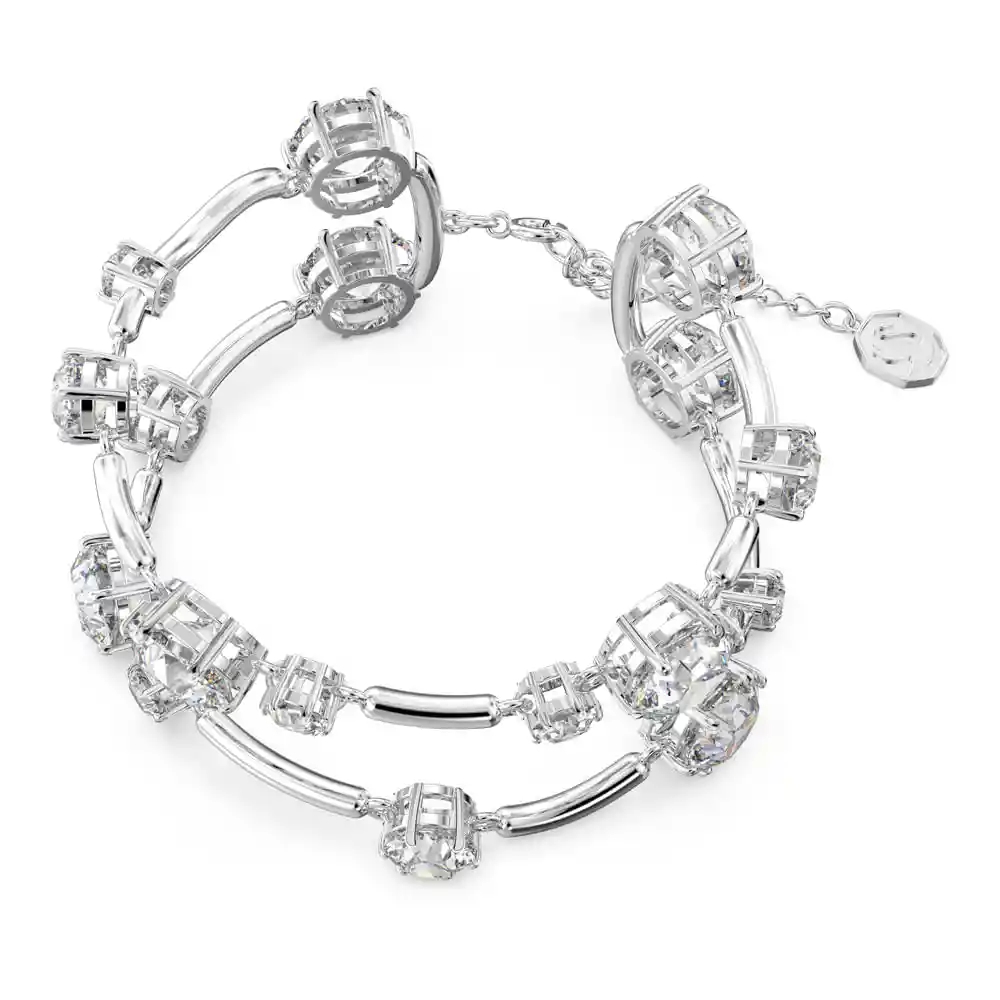 Swarovski Pulsera Constella db Cry Plateado M