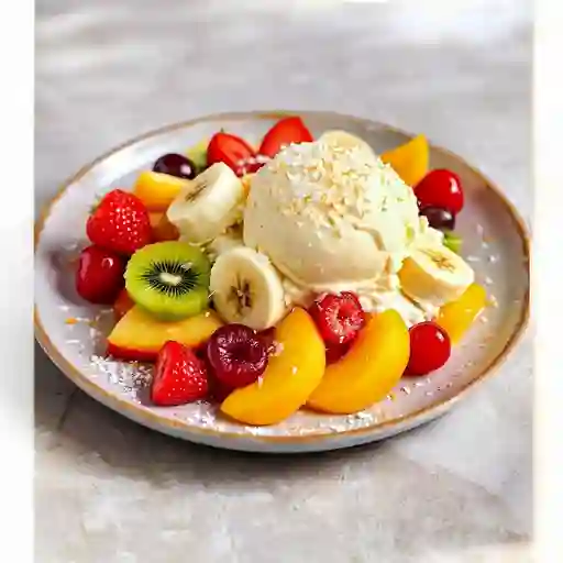 Helado Con Fruta