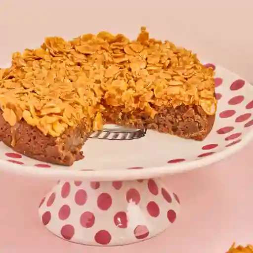 Brownie de caramelo crocante