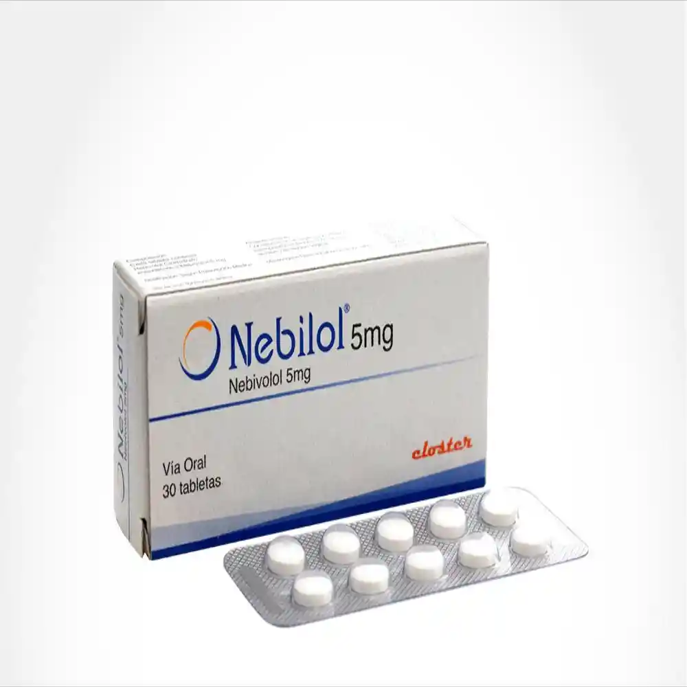 Nebilol Closter Pharma 5 Mg 30 Tabletas M 46092