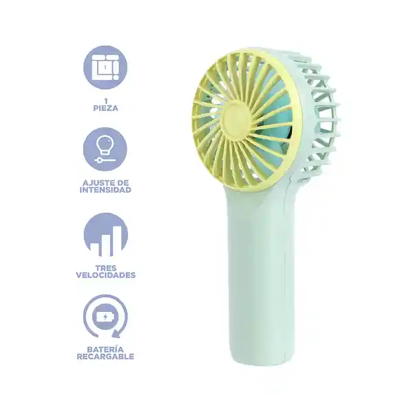Ventilador de Mano Verde Miniso