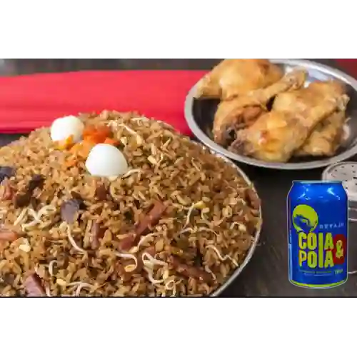 Combo Arroz Chino a la Valenciana +Cola&Pola Lata 330