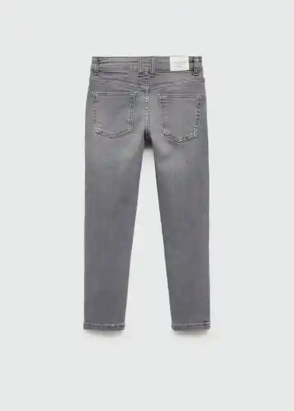 Jean Slim Tejano Gris Talla 13 Niños Mango