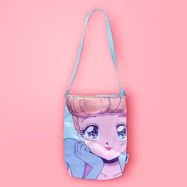 Bolso Porta Celular Manga Princesas Cenicienta Miniso