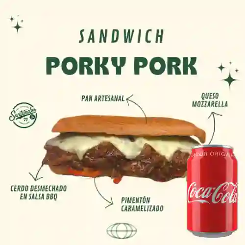 Combo Porky Pork + Coca-Cola Sabor Original 330 ml