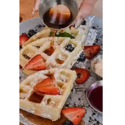 Waffle de Pan de Yuca