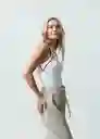 Esqueleto Tejido Mujer Crudo Puro Claro Talla L 082G026 Naf Naf