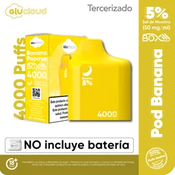 Glucloud Pod Banana Papaya 4000 puff