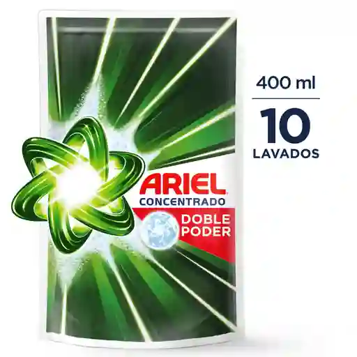 Ariel Doble Poder Detergente Líquido Concentrado