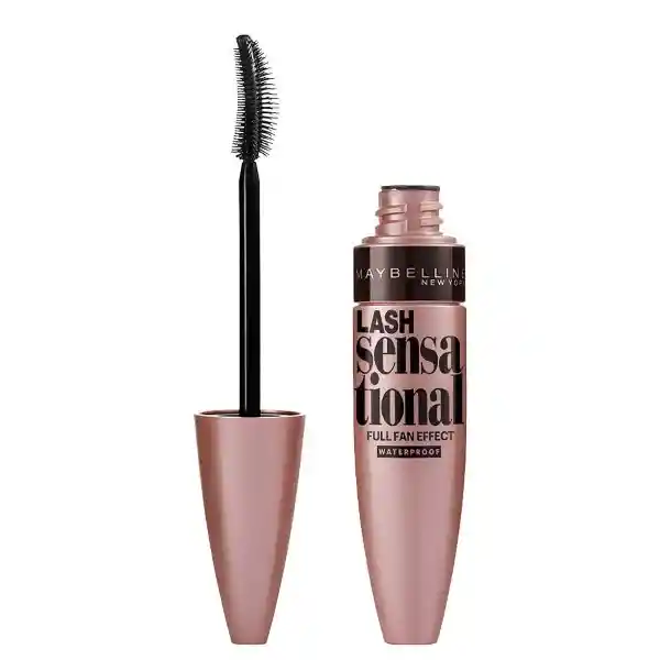 Maybelline Pestañina Negra Lash Waterproof Brownish Black