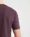Camiseta C57 Graphic Morado Sombrío Ultra Oscuro T. L Chevignon