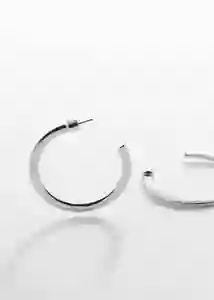 Pendientes Fede Plata Talla 99 Mujer Mango