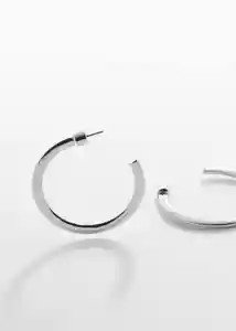 Pendientes Fede Plata Talla 99 Mujer Mango