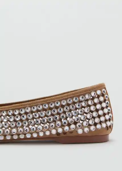 Zapatos Cassis Beige Talla 38 Mujer Mango
