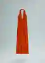 Vestido Penny Naranja Talla M Mujer Mango