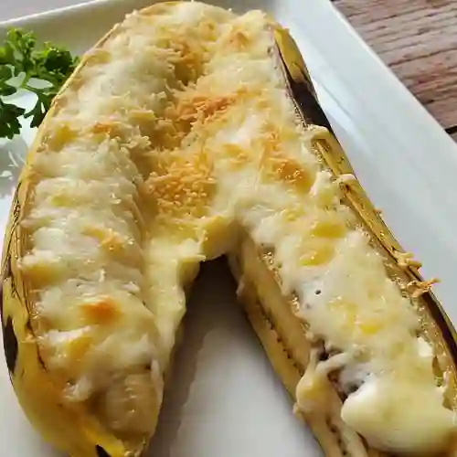 Plátano Maduro Horneado con Queso