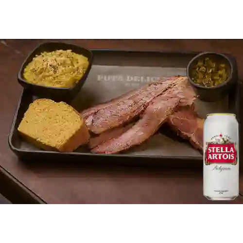 Combo Corte Brisket + Stella Artois