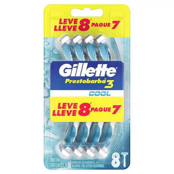 Gillette Of Prestobarba3 Cooling Prestobarba