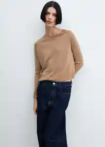 Buzo Jersey Lucca Camel Talla L Mujer Mango