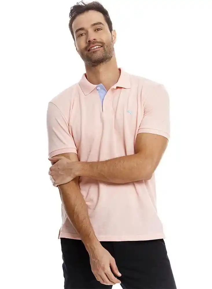 Camiseta Polo Para Hombre M - Rosado