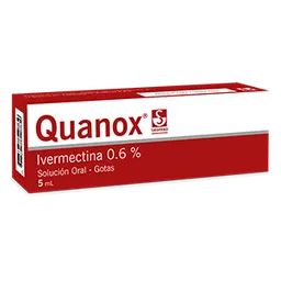 Quanox Antiparasitario en Solución Oral en Gotas
