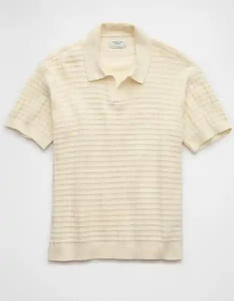 Suéter Tejido Hombre Blanco Talla SMALL 1948106 American Eagle
