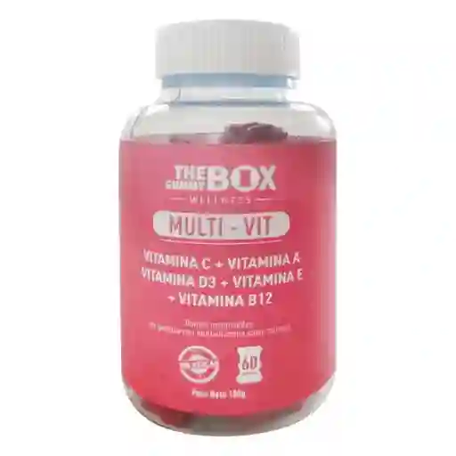 The Gummy Box Multivitamínico en Goma Masticable Gelatina 