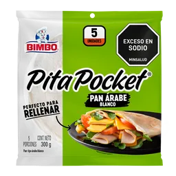Bimbo Pan Árabe Blanco Pita Pocket 300 g