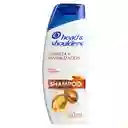 Shampoo Head Shoulders Limpieza y Revitalizacion Aceite de Argan Control Caspa Champu Head and Shoulders 180 ml