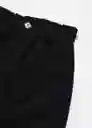 Falda Gladis Negro Talla 14 Niña Mango