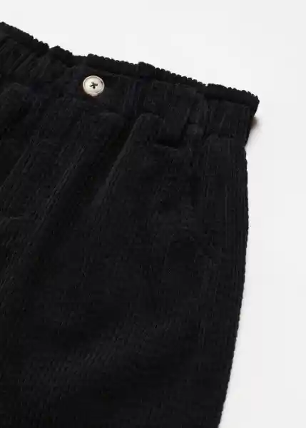 Falda Gladis Negro Talla 14 Niña Mango