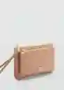 Monedero G Nil Beige Talla 99 Mujer Mango