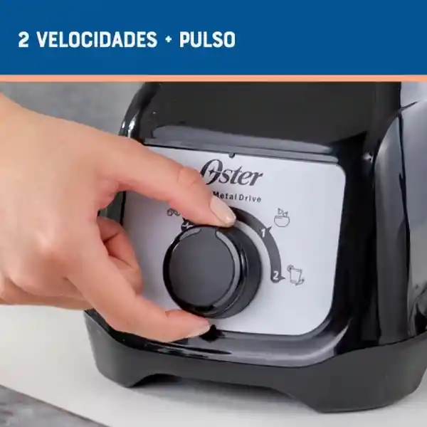 Oster Licuadora 2 Velocidades Vidrio 1.3 L