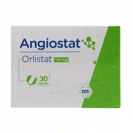 Angiostat Inhibidor de Las Lipasas (120 mg)