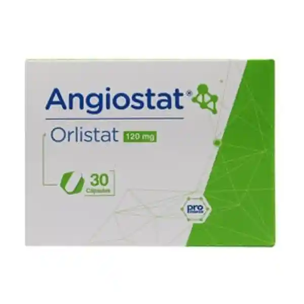 Angiostat Inhibidor de Las Lipasas (120 mg)