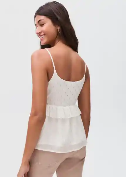 Top Newgold Offwhite Talla 23 Teen Niñas Mango