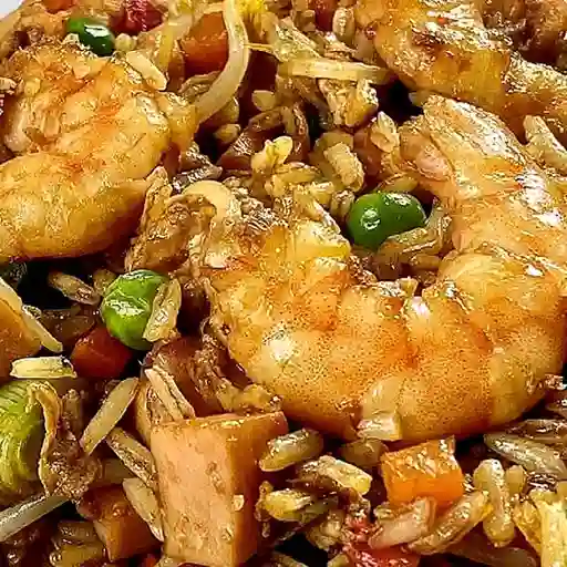 Combinado con espagetti