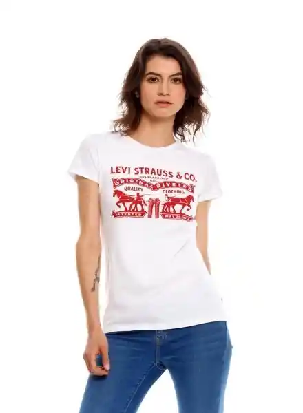 Levi's Belife Camiseta Para Mujer Blanco Talla M 197824