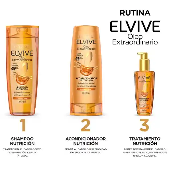 Loreal Paris-Elvive Tratamiento Capilar Óleo Extraordinario