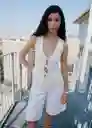 Top Parise Blanco Talla S Mujer Mango